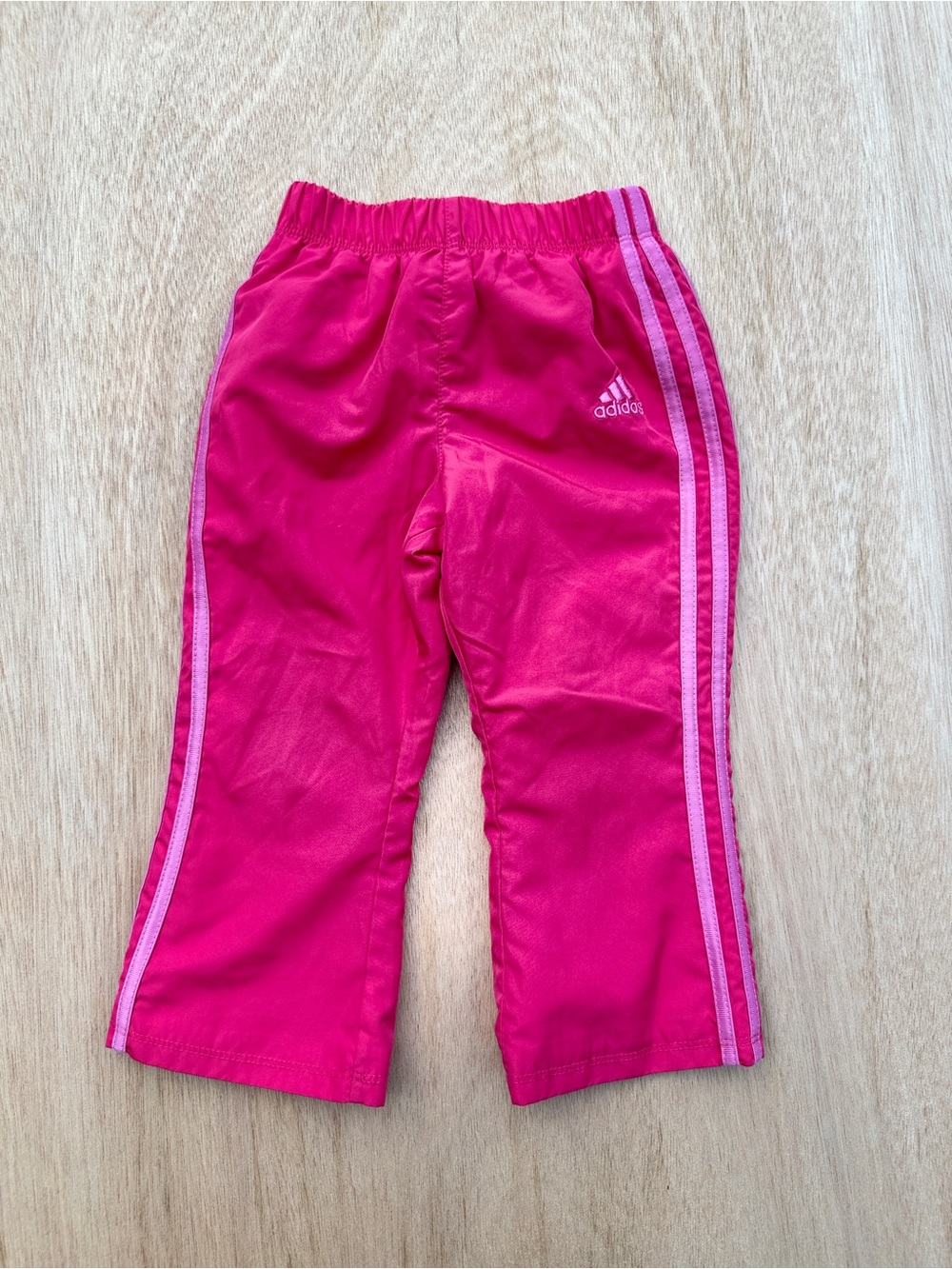 adidas Pink Toddlers' Track Pants with Light Pink Accents 18M Gorpcore Barbie